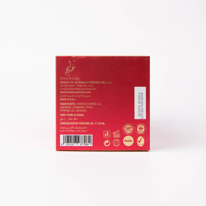 Óleo Perfumado Malika Red 15ml - Khadlaj - 3