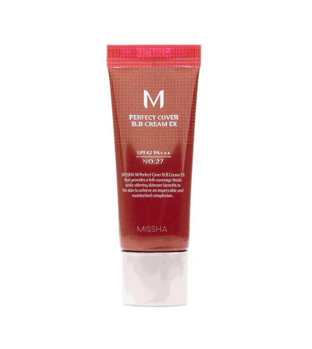 BB Cream Perfect Cover SPF42 Pa+++ 20ml - Missha: 27 - 3