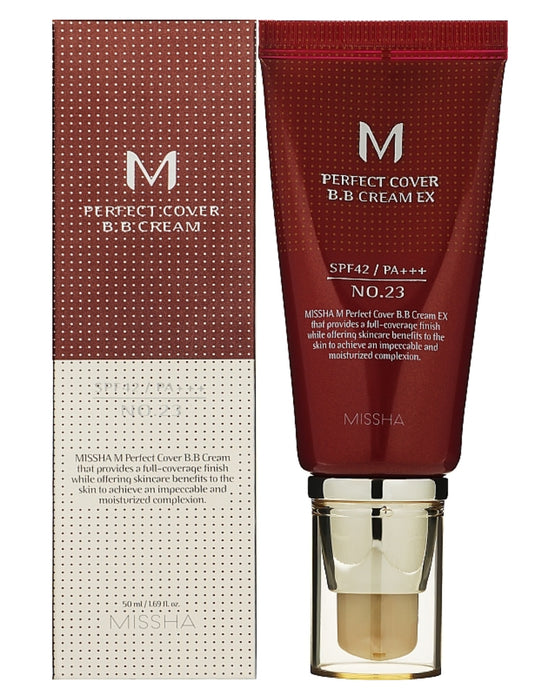 BB Cream M Perfect Cover Ex Spf42 Pa+++ 50 ml - Missha : 23 - 1
