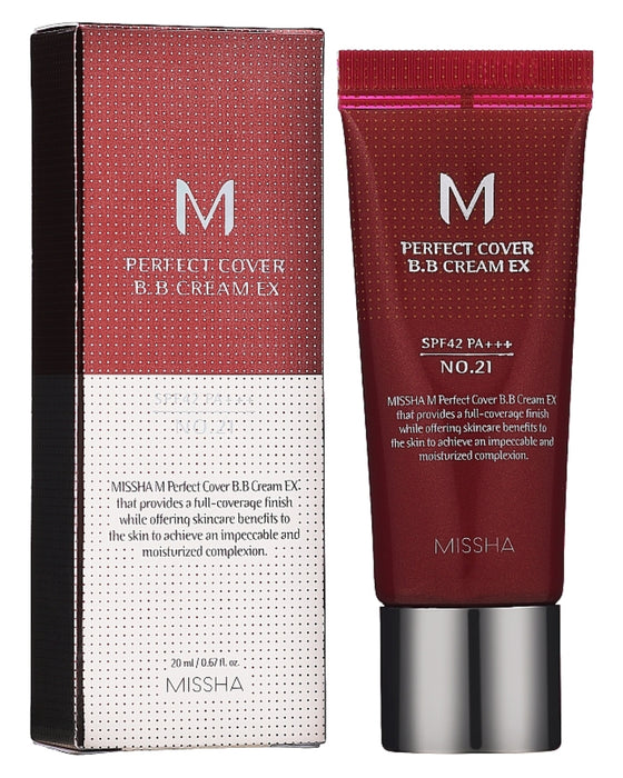 BB Cream M Perfect Cover Ex Spf42 Pa+++ 50 ml - Missha : 21 - 1