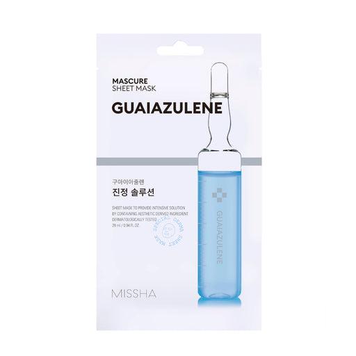 Máscara Facial Calmante e Regeneradora - Guaiazuleno - Missha - 1