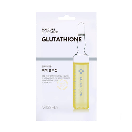 Máscara Facial Iluminadora Whitening Solution - Glutathione - Missha - 1