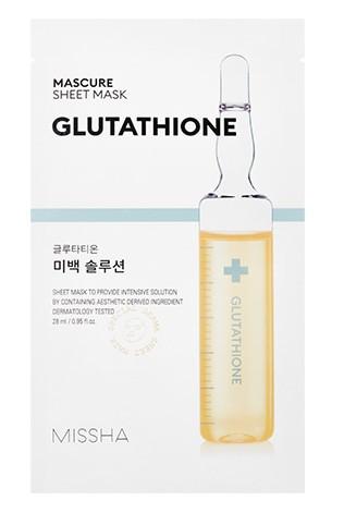 Máscara Facial Iluminadora Whitening Solution - Glutathione - Missha - 1