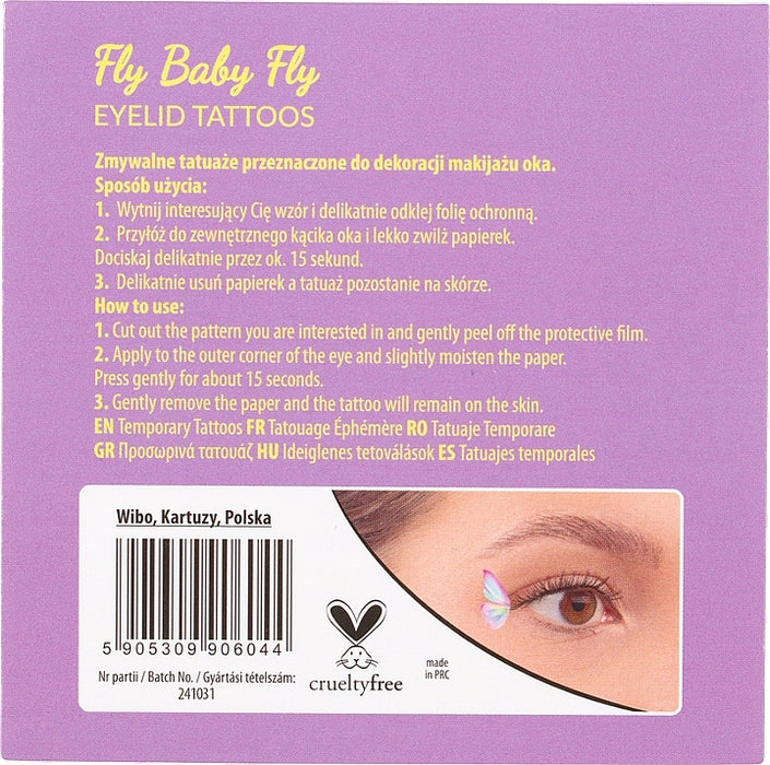 Tatuagens para Pálpebras Fly Baby, Fly! - Lovely - 2