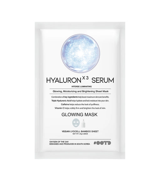 Máscara facial iluminadora Hyaluron x3 Sérum - Ootd - 1