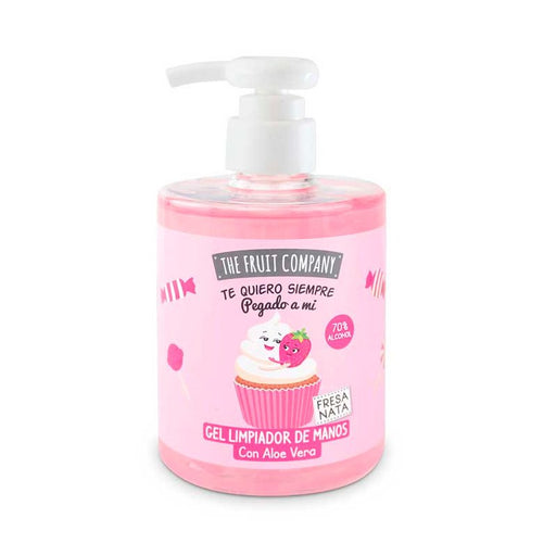 Gel de limpeza de mãos hidroalcoólico - Morango e Creme - The Fruit Company - 1