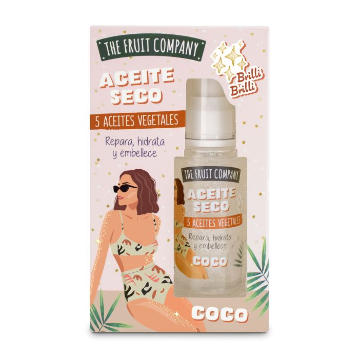 Óleo Seco - Óleo Seco com Brilho 40ml - The Fruit Company : Coco - 1