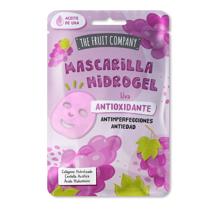 Máscara Facial de Hidrogel Uva Antioxidante 31gr - The Fruit Company - 1
