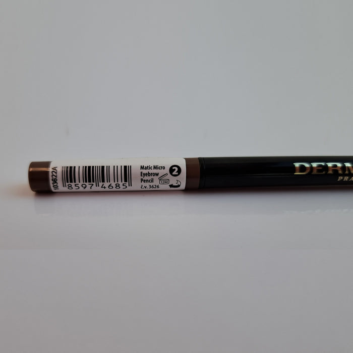 Lápis de sobrancelha automático Dermacol Eyebrow Micro Styler - Dermacol : 02 - 2