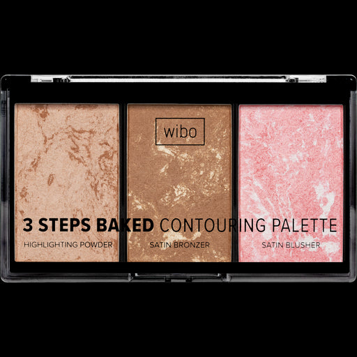 Paleta de Contorno Wibo 3 Steps Baked - Wibo - 1