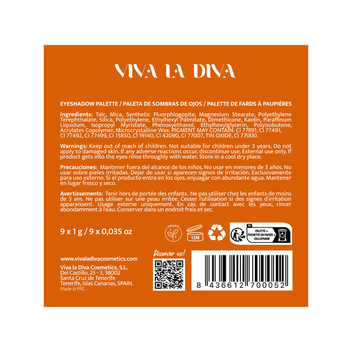 Paleta de sombras de ojos Viva la Diva Mood Savage - Viva la Diva - 1