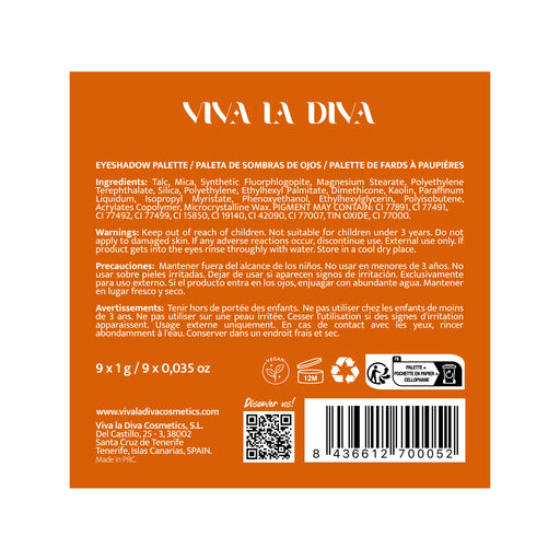 Paleta de sombras de ojos Viva la Diva Mood Savage - Viva la Diva - 1