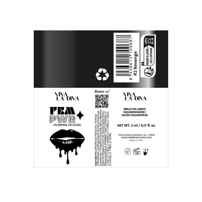 Brilho labial preenchedor Viva la Diva Fem-power - Viva la Diva : Revenge - 1