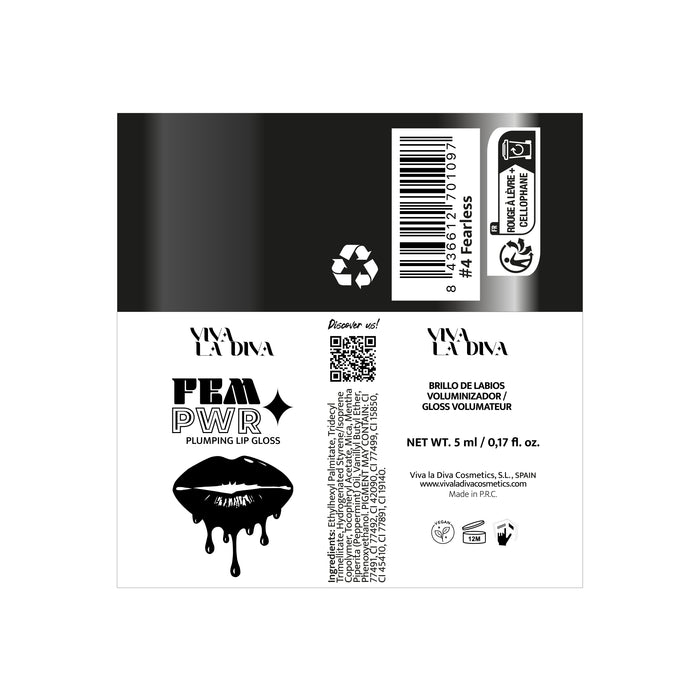 Brilho labial preenchedor Viva la Diva Fem-power - Viva la Diva : Fearless - 1