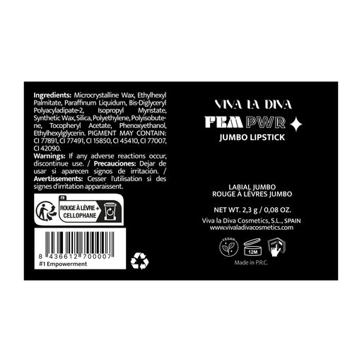Batom Jumbo Viva la Diva Fem-power - Viva la Diva - 1