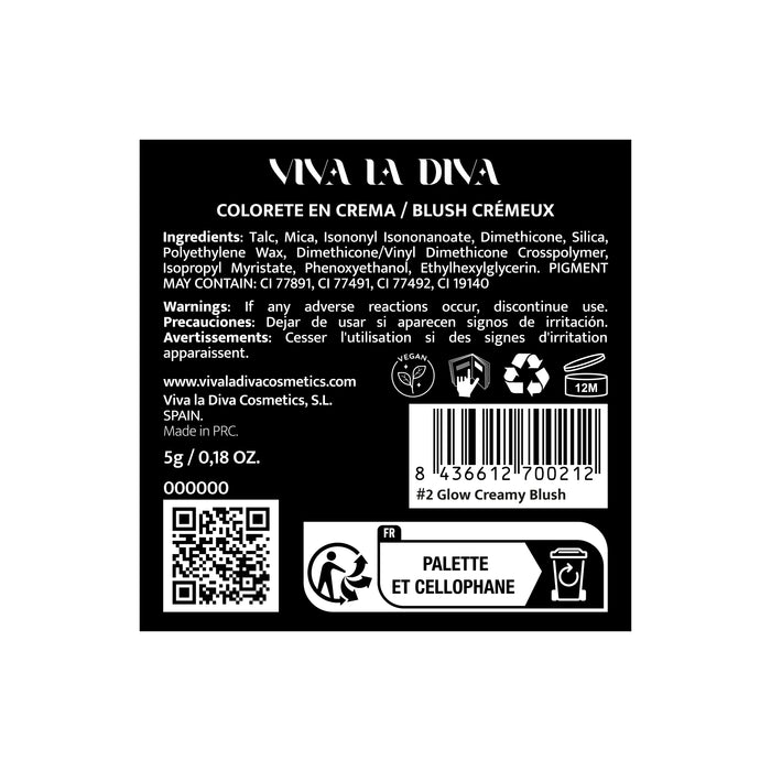 Viva la Diva Glow Blush Cremoso - Viva la Diva : 2 - 1