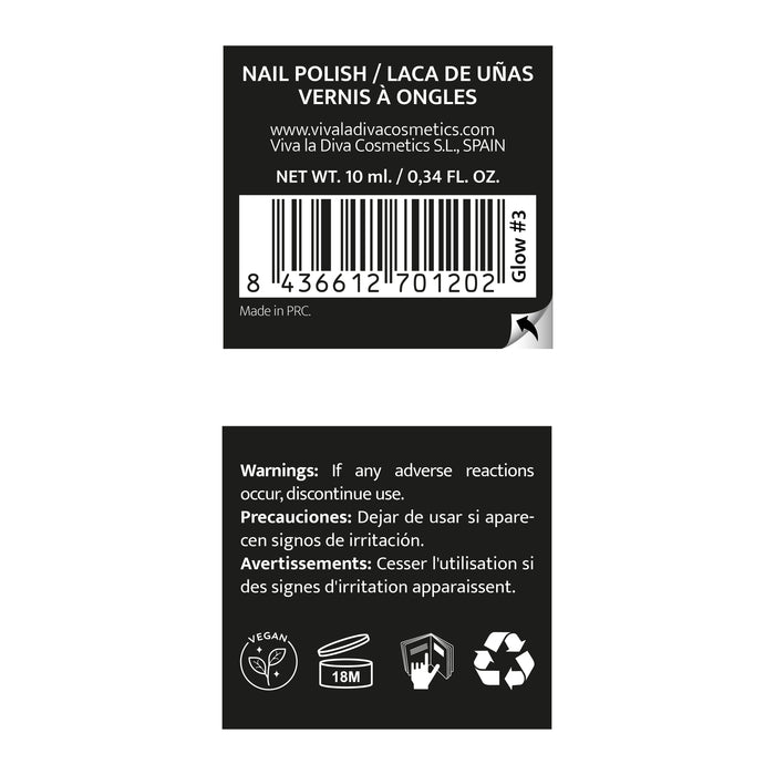Viva o esmalte Diva Glow - Viva la Diva : 3 - 1