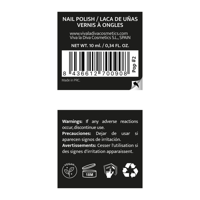 Viva la Diva Hot Trends esmalte pop - Viva la Diva : Gris - 1