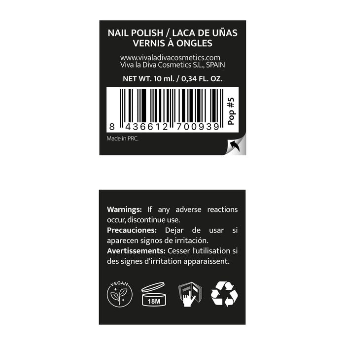Viva la Diva Hot Trends esmalte pop - Viva la Diva : Vino - 1