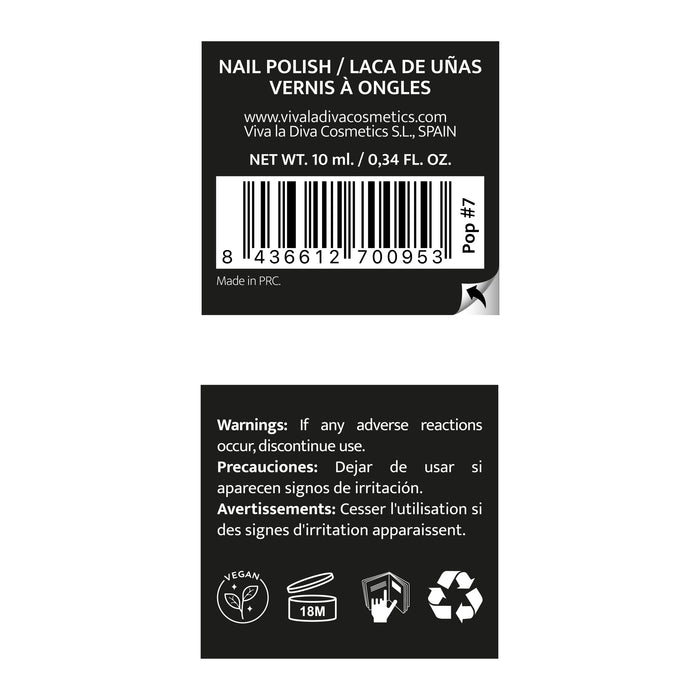 Viva la Diva Hot Trends esmalte pop - Viva la Diva : Granate - 1