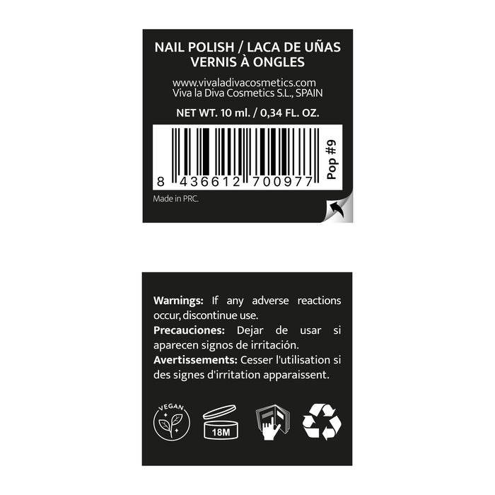 Viva la Diva Hot Trends esmalte pop - Viva la Diva : Coral Oscuro - 1