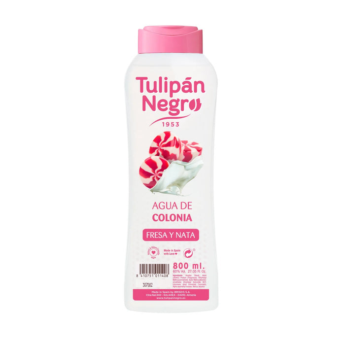 Água de Colônia Morango e Creme 800ml - Tulipan Negro - 1