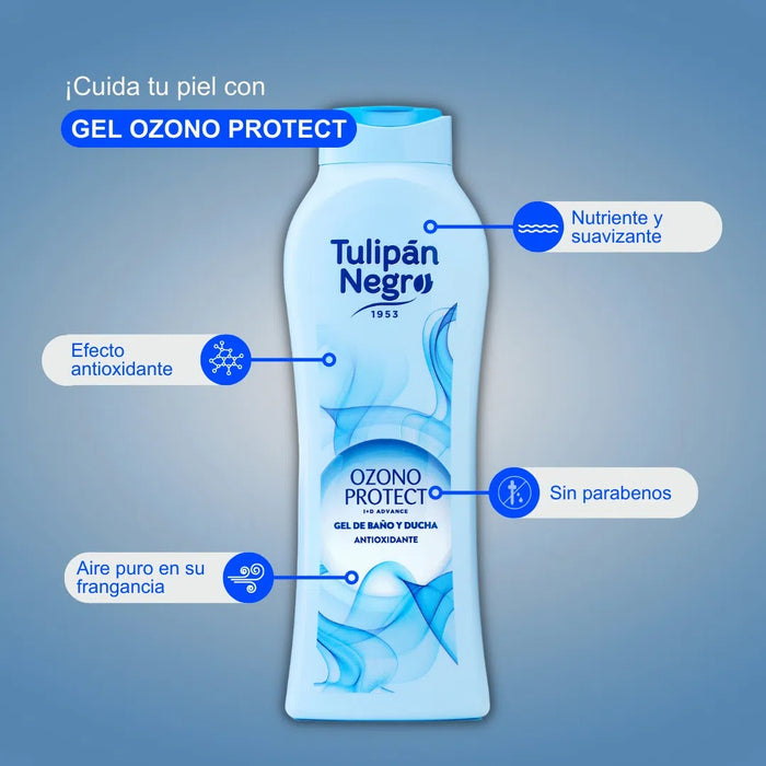 Gel de banho Ozono Protect 650ml - Tulipan Negro - 3