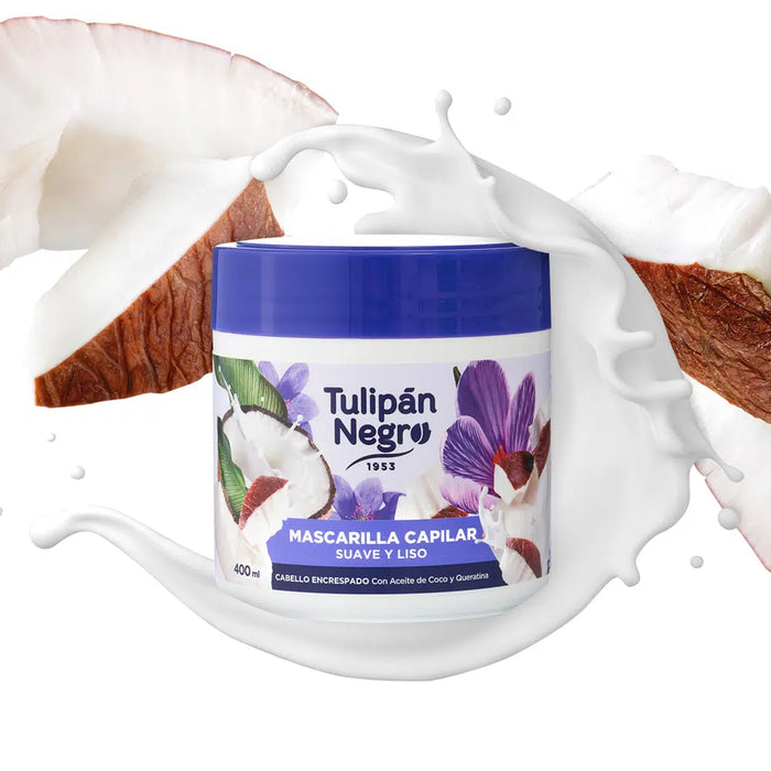 Máscara Capilar Suave e Liso 400ml - Tulipan Negro - 3