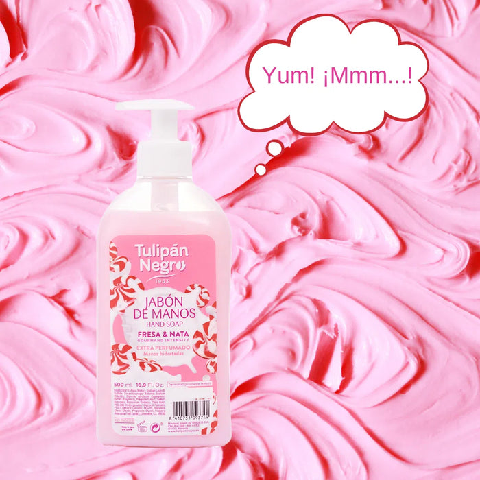 Sabonete de Mãos Morango e Nata 500ml - Tulipan Negro - 2