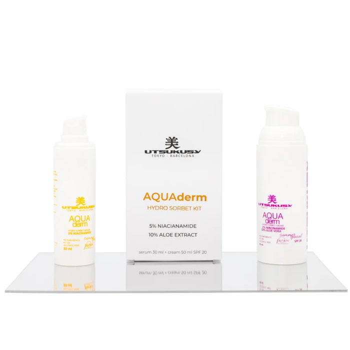 Aqua Derm Creme e Soro Fluidos. Creme 50ml + Soro 30 ml - Utsukusy - 1