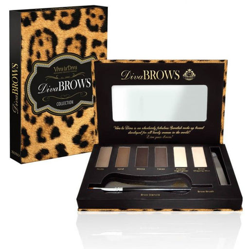Paleta de Sombras para Sobrancelhas - Diva Brows - Viva la Diva - 1