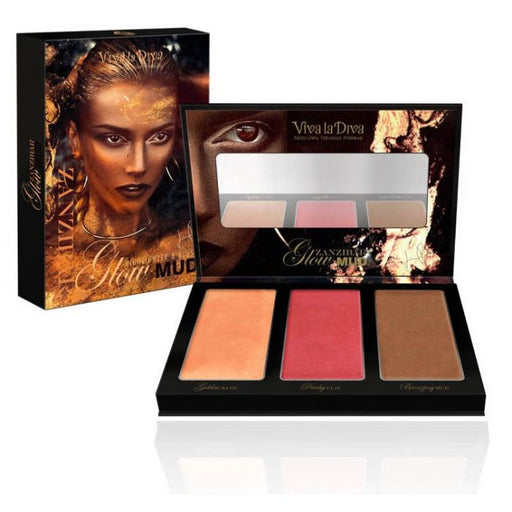 Paleta Facial - Zanzibar Glow Mud Highlighter - Viva la Diva - 1