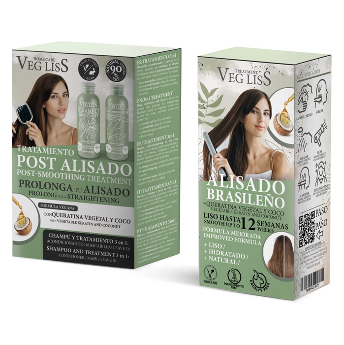 Pacote de Alisamento + Pós-Alisamento Hidratante - Vegliss - 1