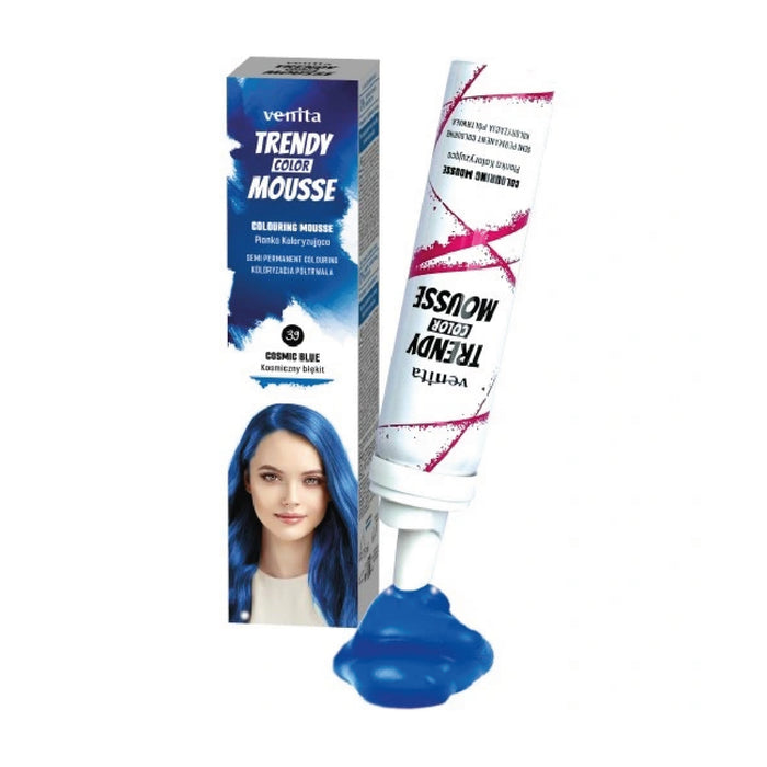 Espuma de Cor 75ml - Venita : COSMIC BLUE - 1