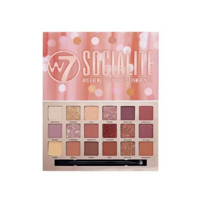 Paleta de Sombras - Socialite - W7 - 1