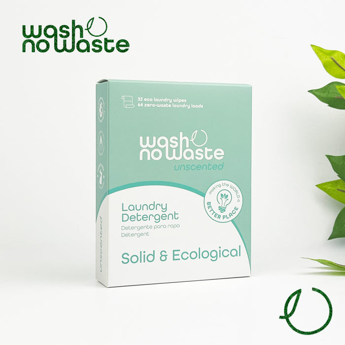 Tiras de detergente biodegradáveis - sem fragrância - Wash No Waste - 1