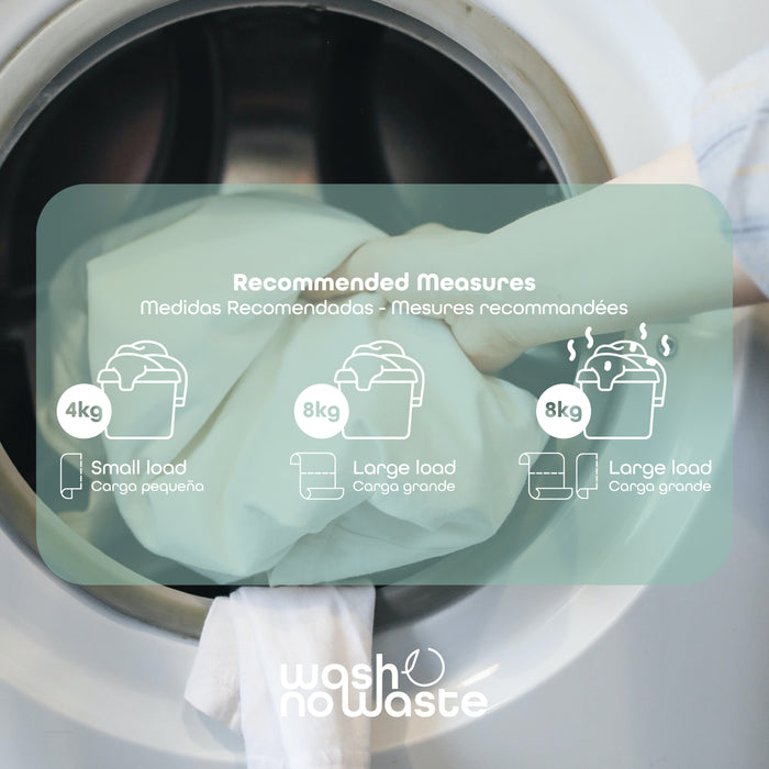 Tiras de detergente biodegradáveis - pacote de 3 - lavanda, brisa do oceano e sem fragrância - Wash No Waste - 2