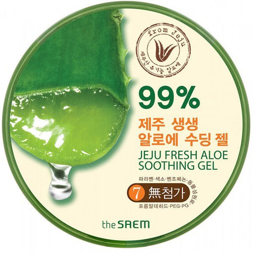 Gel Calmante Aloe Jeju Fresh 99% Frasco 300ml - The Saem - 1