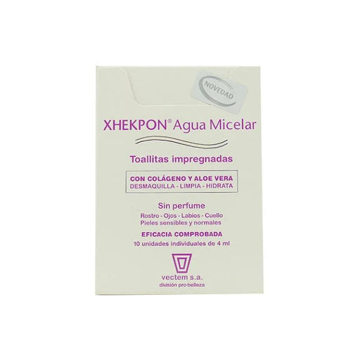 Lenços removedores de maquiagem com água micelar - Xhekpon - 1