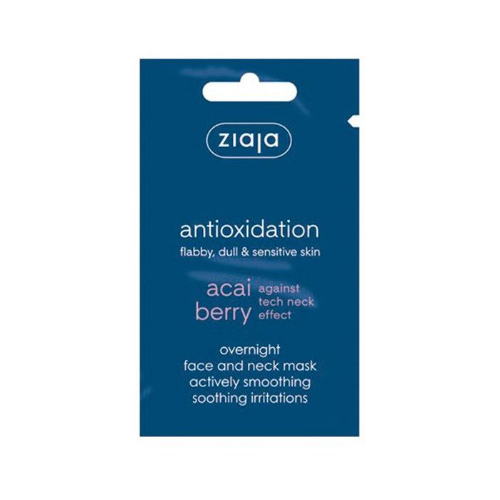 Máscara cremosa espessa durante a noite para rosto e pescoço - Açaí Berry - Ziaja - 1