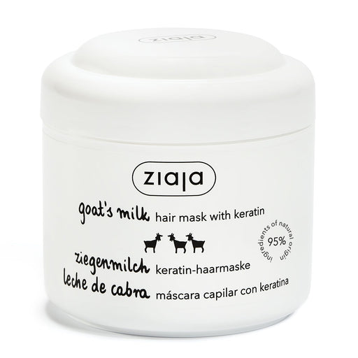 Máscara Capilar Cabelos Opacos Ou Secos - Leite de Cabra 200 ml - Ziaja - 1