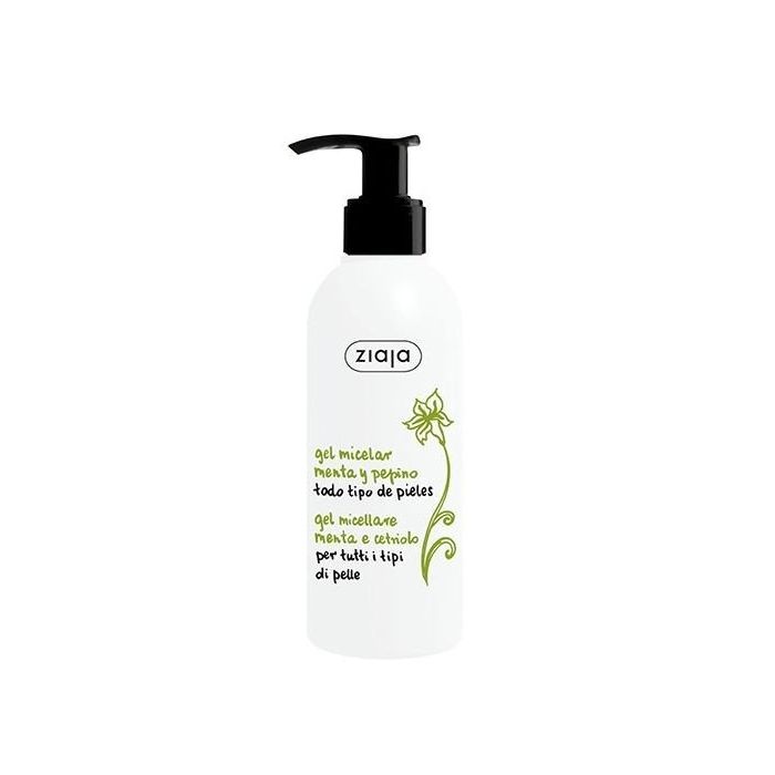 Gel Micelar de Limpeza Pele Mista/Oleosa 200 ml - Pepino e Menta - Ziaja - 1