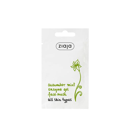 Máscara Facial Enzimática Pele Mista/Oleosa Pepino e Menta 7 ml - Ziaja - 1