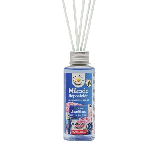 Ambientador doméstico - flores aquáticas de substituição de mikado 100 ml - La Casa de los Aromas - 1