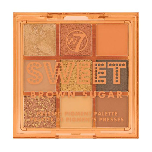 Paleta de Pigmentos Sweet Pressed Paleta de Sombras - W7: Sweet Brown - 1