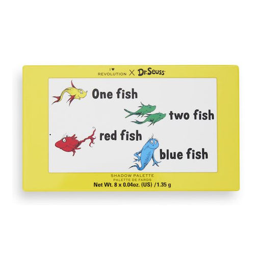 Paleta de Sombras Dr. Seuss One Fish Two Fish Red Fish Blue Fish - I Heart Revolution - 1