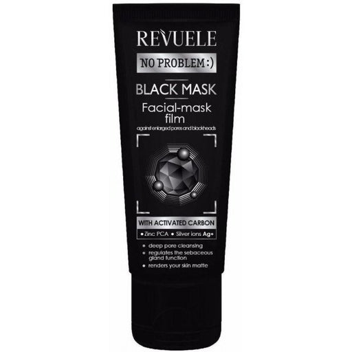 Mascarilla Facial Black Mask Peel off Carvão Ativado - Revuele: 80 ml - 2