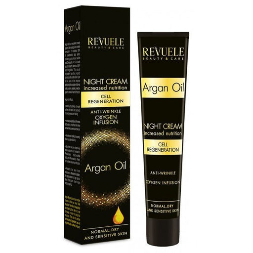 Creme facial noturno óleo de argan - Revuele - 1