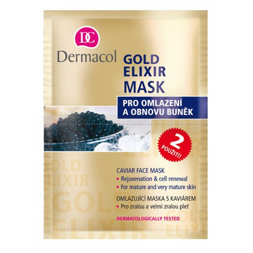Máscara Facial Gold Elixir: 16ml - Dermacol - 1