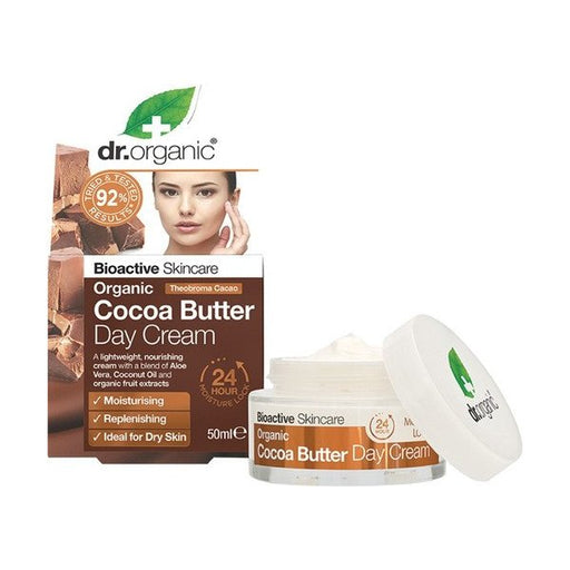Creme de Dia Manteiga de Cacau: 50 ml - Dr Organic - 1